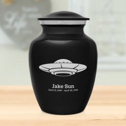 UFO Sharing Urn - Jet Black