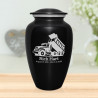 Dump Truck Cremation Urn - Jet Black