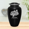 Riding Lawn Mower Cremation Urn - Jet Black
