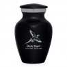 Pheasant Keepsake Urn - Jet Black