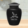 Pheasant Sharing Urn - Jet Black