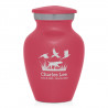 Hunting Dog Keepsake Urn - Rose Pink