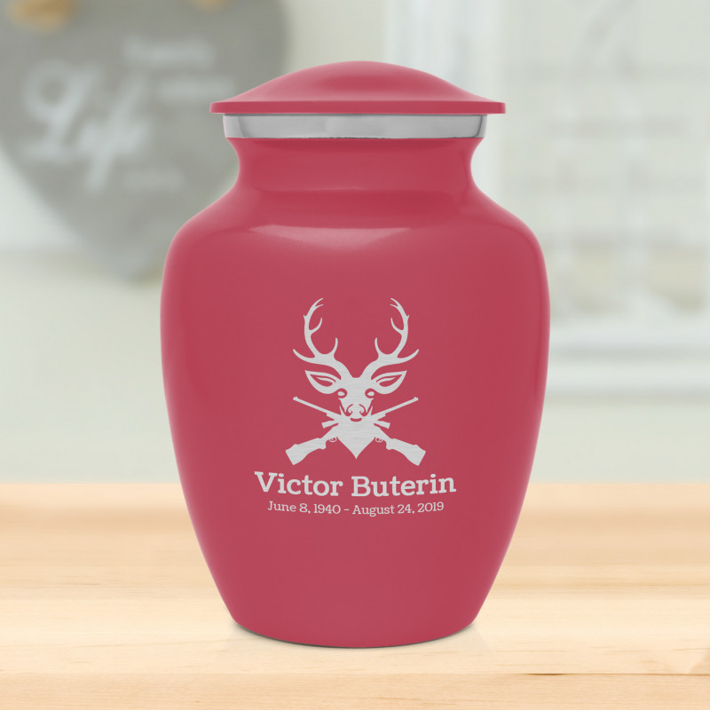 Deer Hunter Sharing Urn - Rose Pink