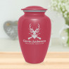 Deer Hunter Cremation Urn - Rose Pink
