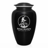 Snowboard Cremation Urn - Jet Black