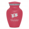 Pirate Flag Keepsake Urn - Rose Pink