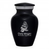 Sailing Ship Keepsake Urn - Jet Black