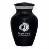 Snow Goggles Keepsake Urn - Jet Black