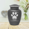 Small Angel Paw Pet Cremation Urn - Gunmetal Gray
