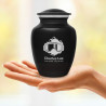 Snow Goggles Sharing Urn - Jet Black