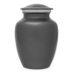 Small Angel Wings Pet Cremation Urn - Gunmetal Gray