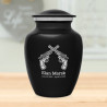 Revolver Pistol Sharing Urn - Jet Black
