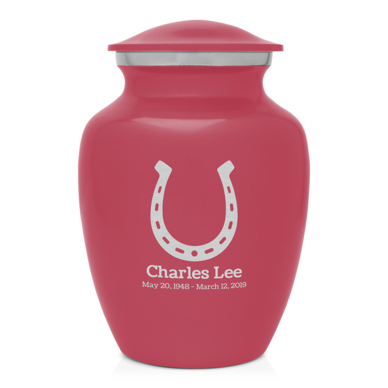 Horseshoe Sharing Urn - Rose Pink
