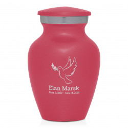 Peace Dove Keepsake Urn - Rose Pink