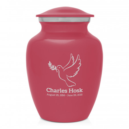 Peace Dove Sharing Urn - Rose Pink