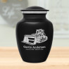 Bulldozer Sharing Urn - Jet Black