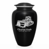 Bulldozer Cremation Urn - Jet Black