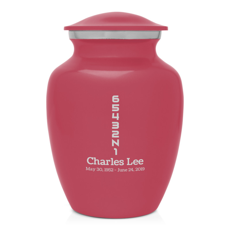 Motorcycle Gears Sharing Urn - Rose Pink