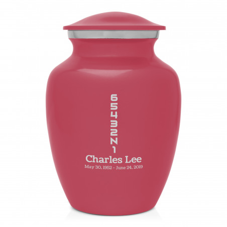 Motorcycle Gears Sharing Urn - Rose Pink