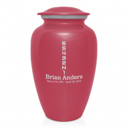 Motorcycle Gears Cremation Urn - Rose Pink