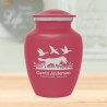 Duck Hunting Dog Sharing Urn - Rose Pink