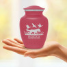Duck Hunting Dog Sharing Urn - Rose Pink