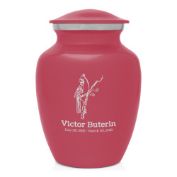 Cardinal Sharing Urn - Rose Pink