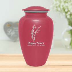 Cardinal Cremation Urn - Rose Pink
