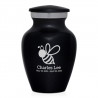 Bee Keepsake Urn - Jet Black