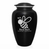 Bee Cremation Urn - Jet Black