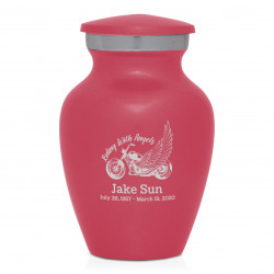 Riding with Angels Keepsake Urn - Rose Pink
