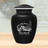Riding with Angels Sharing Urn - Jet Black