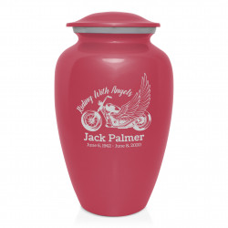 Riding with Angels Cremation Urn - Rose Pink