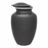 Large Pawprint Heart Pet Cremation Urn - Gunmetal Gray
