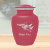 Fighter Jet Plane Sharing Urn - Rose Pink