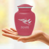 Fighter Jet Plane Sharing Urn - Rose Pink