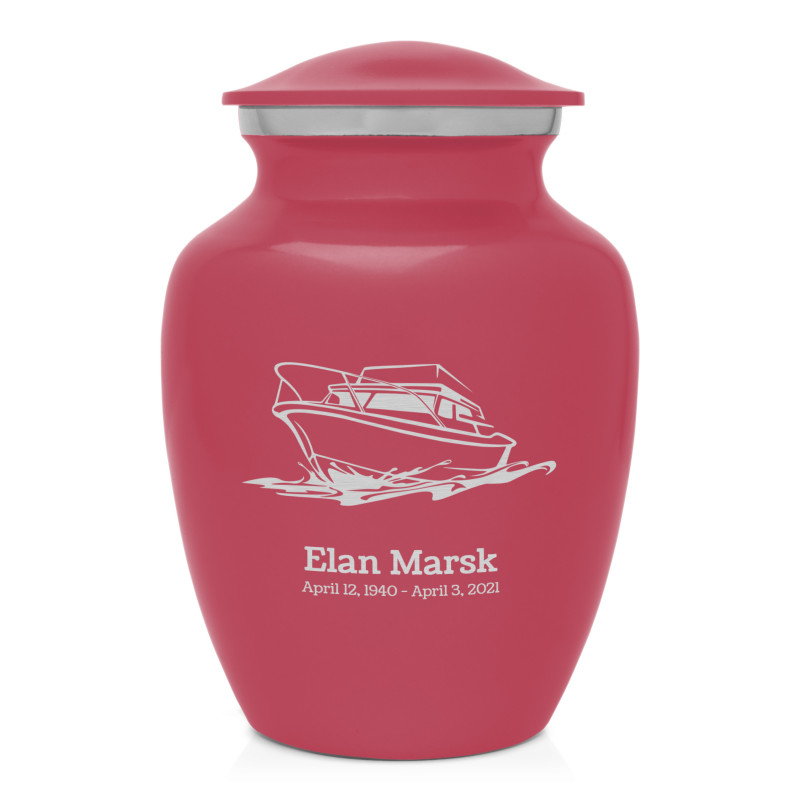 Boat Sharing Urn - Rose Pink
