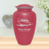 Boat Cremation Urn - Rose Pink