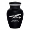 Airplane II Keepsake Urn - Jet Black