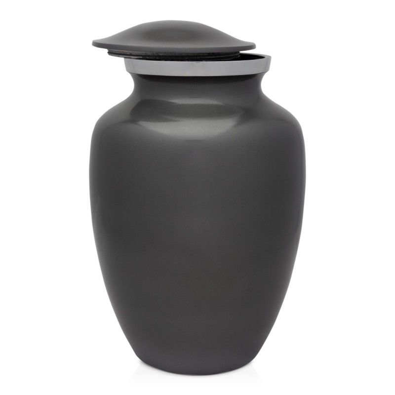 Large Infinite Love Pet Cremation Urn - Gunmetal Gray