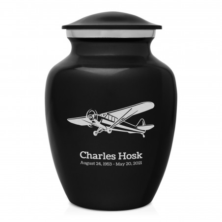 Airplane II Sharing Urn - Jet Black