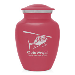 Helicopter Sharing Urn - Rose Pink
