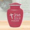 Jesus Took The Wheel Sharing Urn - Rose Pink