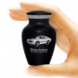 Muscle Car II Keepsake Urn - Jet Black