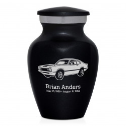 Muscle Car II Keepsake Urn - Jet Black