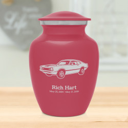 Muscle Car II Sharing Urn - Rose Pink