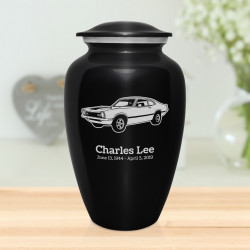 Muscle Car II Cremation Urn - Jet Black