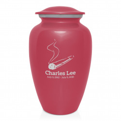 Marijuana Joint Cremation Urn - Rose Pink