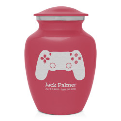 Gaming Controller Sharing Urn - Rose Pink
