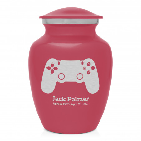Gaming Controller Sharing Urn - Rose Pink